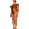 Best Andrea Iyamah Nisi One Piece Swimsuit-Sand