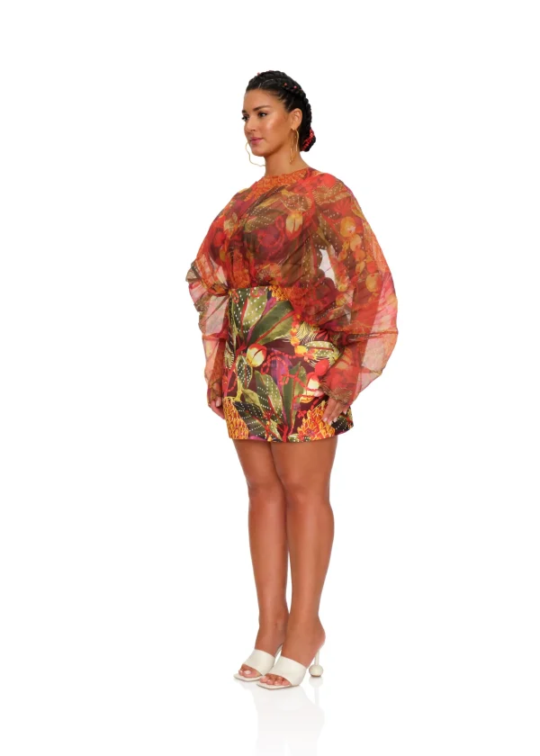 Flash Sale Andrea Iyamah Odi Dress-Kola Print