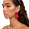 Best Sale Andrea Iyamah Odi Earring-Crimson
