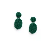 Fashion Andrea Iyamah Odi Earring-Green