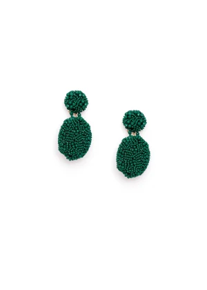 Fashion Andrea Iyamah Odi Earring-Green