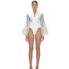 Outlet Andrea Iyamah Odon Bubble Sleeve Leotard
