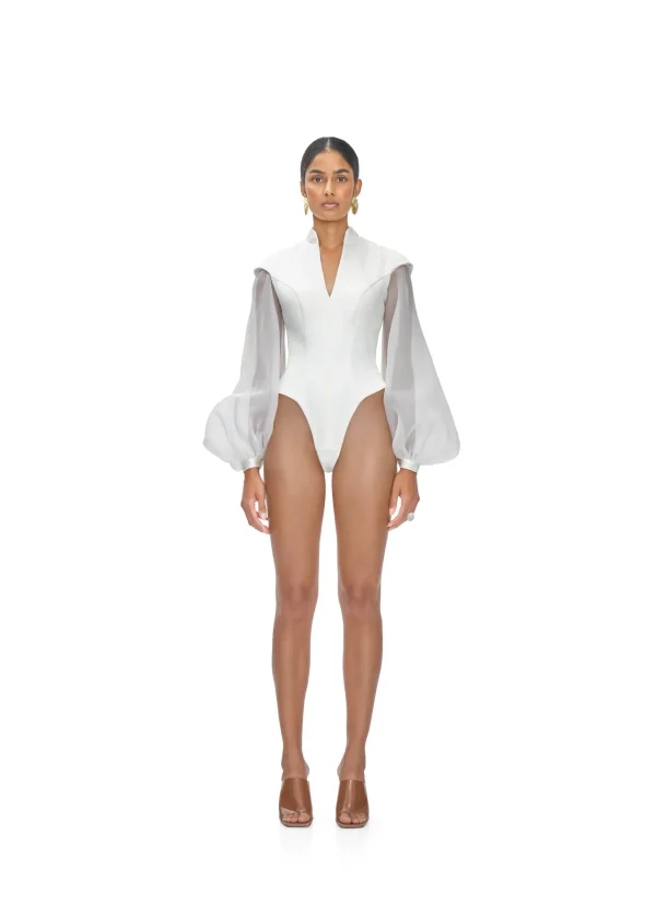 Outlet Andrea Iyamah Odon Bubble Sleeve Leotard