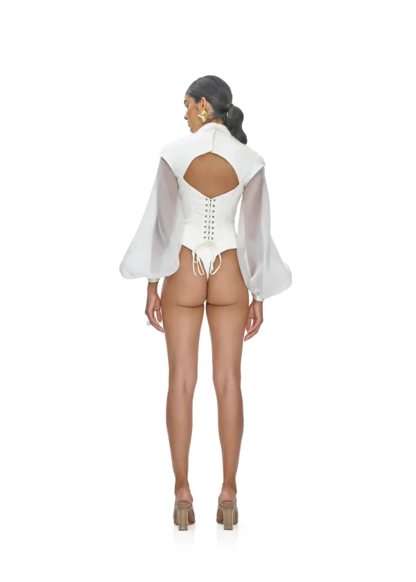 Outlet Andrea Iyamah Odon Bubble Sleeve Leotard