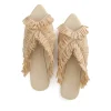 Shop Andrea Iyamah Pola Slippers-Natural