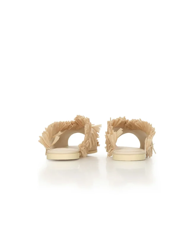Shop Andrea Iyamah Pola Slippers-Natural