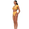 Store Andrea Iyamah Pura High Rise Bikini-Mustard