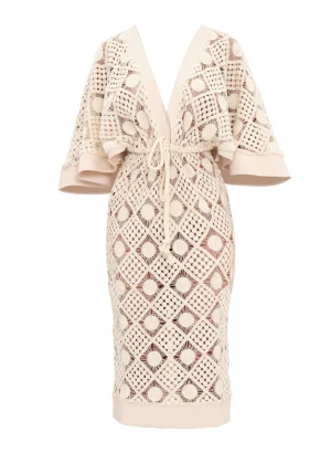 Clearance Andrea Iyamah Rahi Crochet Dress