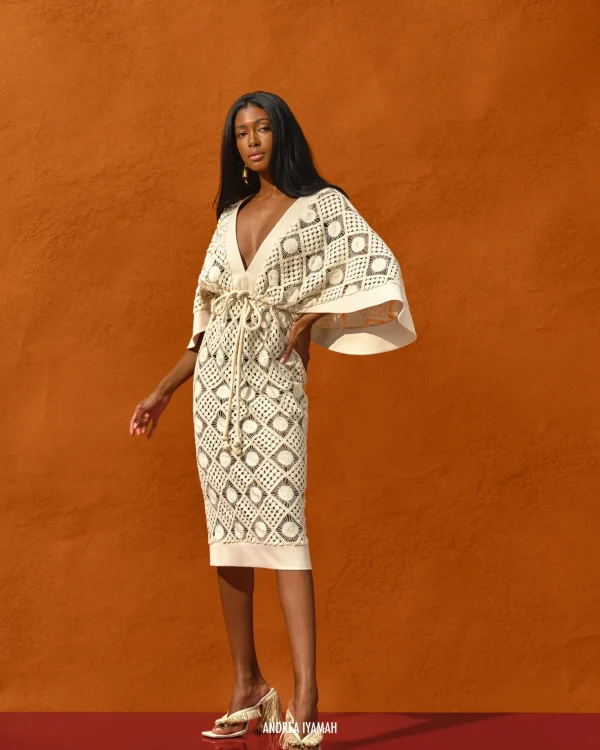 Clearance Andrea Iyamah Rahi Crochet Dress