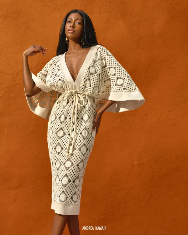 Clearance Andrea Iyamah Rahi Crochet Dress