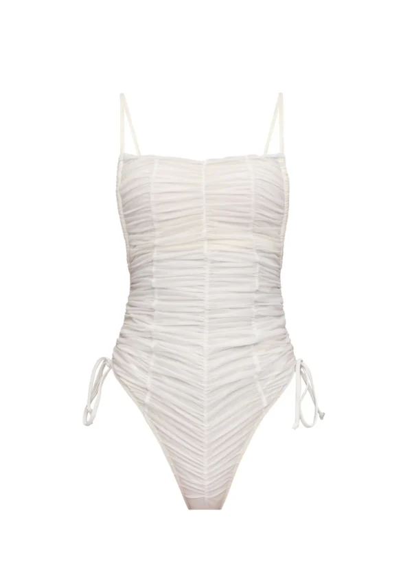 Online Andrea Iyamah Reco One Piece Swimsuit-Limestone