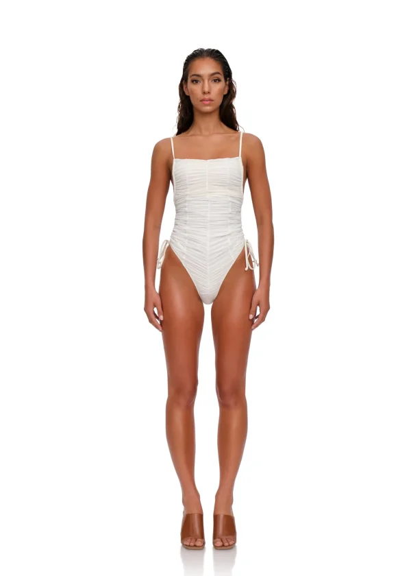 Online Andrea Iyamah Reco One Piece Swimsuit-Limestone