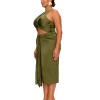 Discount Andrea Iyamah Reni Midi Dress-Olive