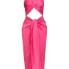 Sale Andrea Iyamah Reni Midi Dress-Ruby
