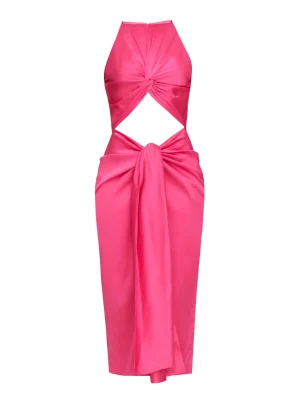 Sale Andrea Iyamah Reni Midi Dress-Ruby