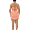 Fashion Andrea Iyamah Rizo Corset Skirt-Powder Peach