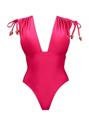 Best Sale Andrea Iyamah Roba One Piece Swimsuit-Ruby