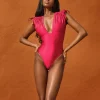 Best Sale Andrea Iyamah Roba One Piece Swimsuit-Ruby
