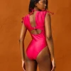 Best Sale Andrea Iyamah Roba One Piece Swimsuit-Ruby
