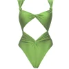 Store Andrea Iyamah Rora One Piece Swimsuit-Aloe