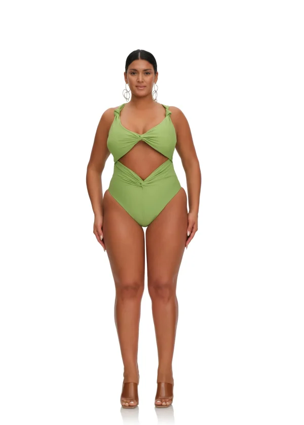 Store Andrea Iyamah Rora One Piece Swimsuit-Aloe