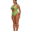 Store Andrea Iyamah Rora One Piece Swimsuit-Aloe