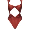 Clearance Andrea Iyamah Rora One Piece Swimsuit-Chocolate