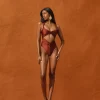 Clearance Andrea Iyamah Rora One Piece Swimsuit-Chocolate