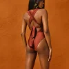 Clearance Andrea Iyamah Rora One Piece Swimsuit-Chocolate