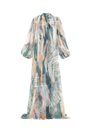 Sale Andrea Iyamah Sade Cover-Up Abstract Bark Dress