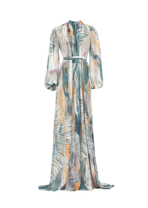 Sale Andrea Iyamah Sade Cover-Up Abstract Bark Dress