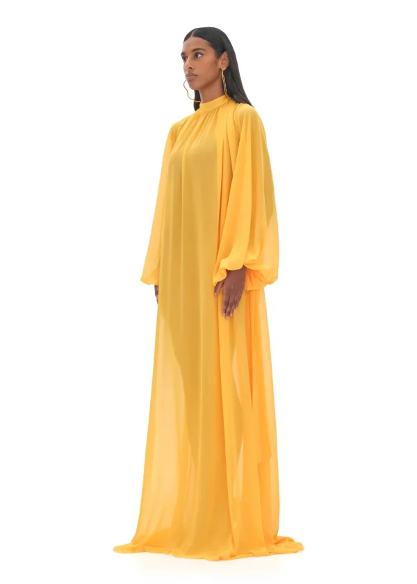 Best Sale Andrea Iyamah Sade Cover-Up Marigold Dress
