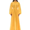 Best Sale Andrea Iyamah Sade Cover-Up Marigold Dress