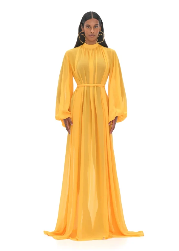 Best Sale Andrea Iyamah Sade Cover-Up Marigold Dress