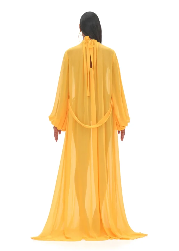 Best Sale Andrea Iyamah Sade Cover-Up Marigold Dress