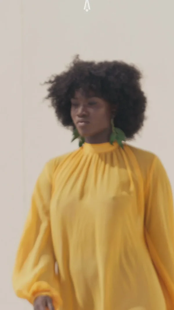 Best Sale Andrea Iyamah Sade Cover-Up Marigold Dress