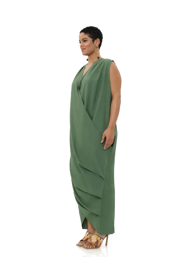 Outlet Andrea Iyamah Sayo Kaftan Dress-Forest