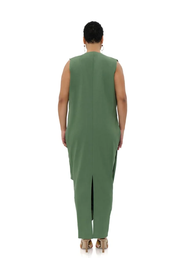 Outlet Andrea Iyamah Sayo Kaftan Dress-Forest