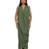 Outlet Andrea Iyamah Sayo Kaftan Dress-Forest