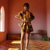 Discount Andrea Iyamah Shanti Romper-Kola Print