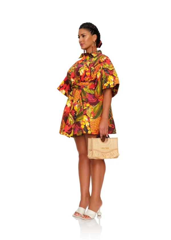 Discount Andrea Iyamah Shanti Romper-Kola Print