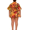 Discount Andrea Iyamah Shanti Romper-Kola Print