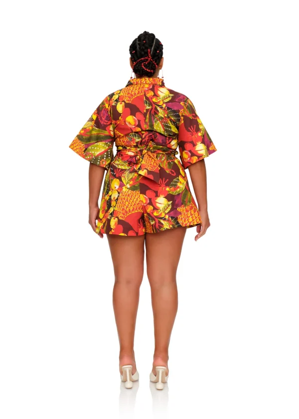 Discount Andrea Iyamah Shanti Romper-Kola Print