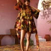 Discount Andrea Iyamah Shanti Romper-Kola Print