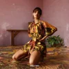 Discount Andrea Iyamah Shanti Romper-Kola Print