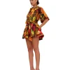 Discount Andrea Iyamah Shanti Romper-Kola Print