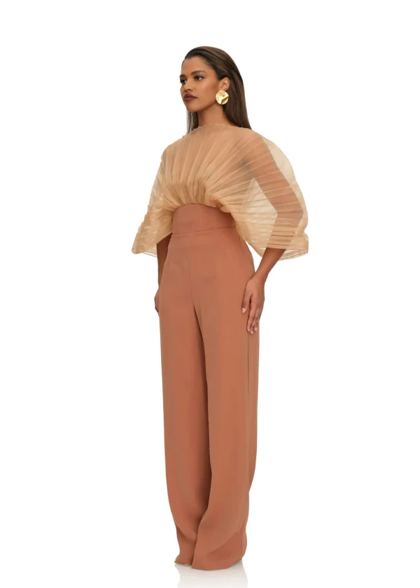Outlet Andrea Iyamah Sita Corset Pants-Dust