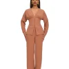 Outlet Andrea Iyamah Sita Corset Pants-Dust