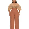 Outlet Andrea Iyamah Sita Corset Pants-Dust