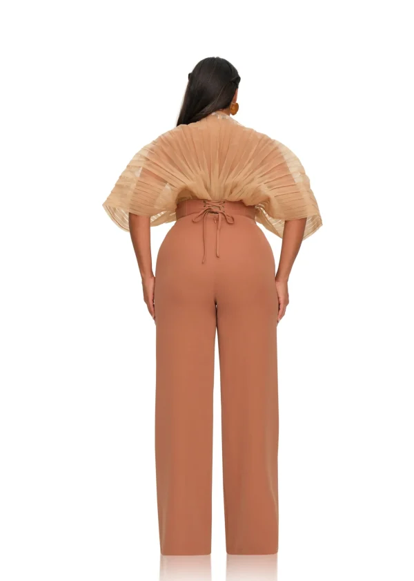 Outlet Andrea Iyamah Sita Corset Pants-Dust